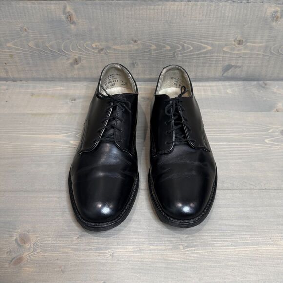 Wolverine World Wide, Inc. 2001 Black Leather Military Dress Shoes 9.5 W - Picture 2 of 7